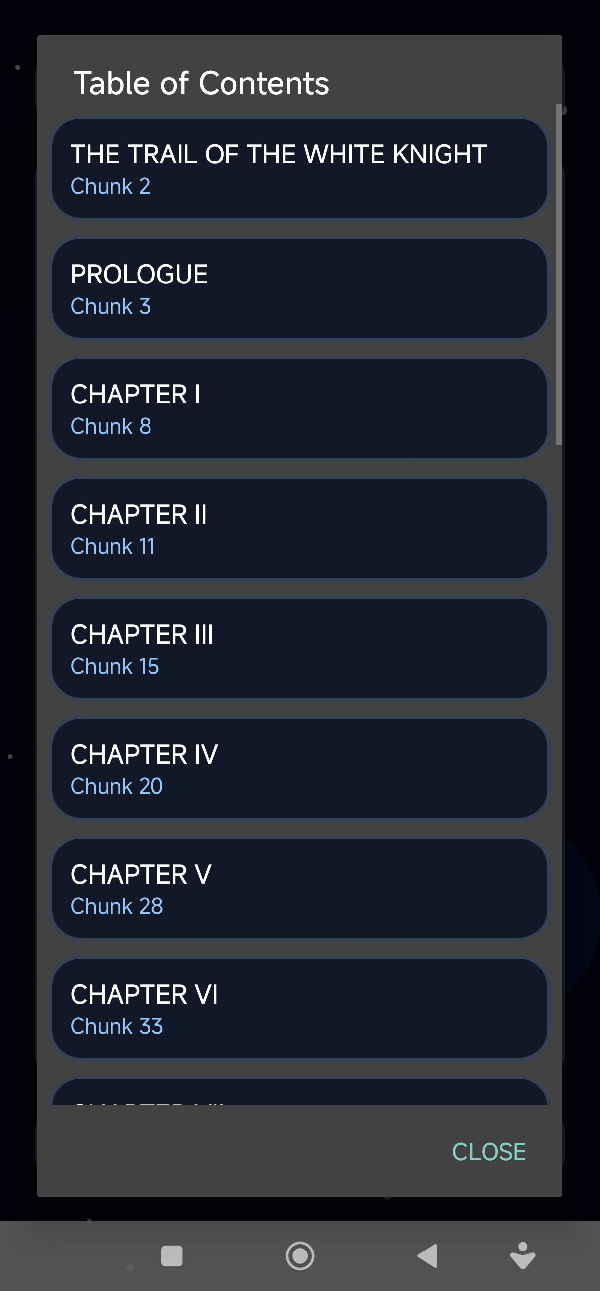 DiRead Table of Contents